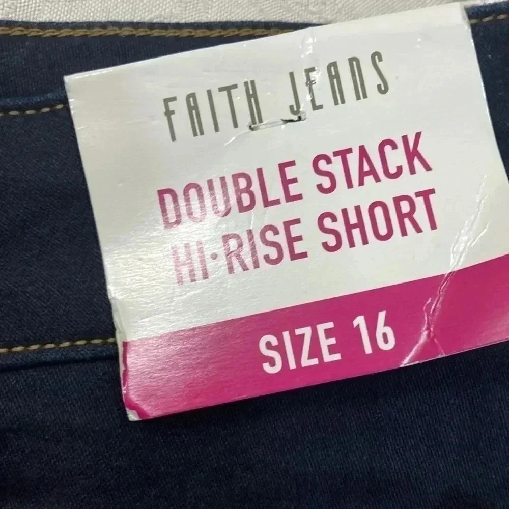 Faith jeans shorts size 16 - Picture 4 of 16